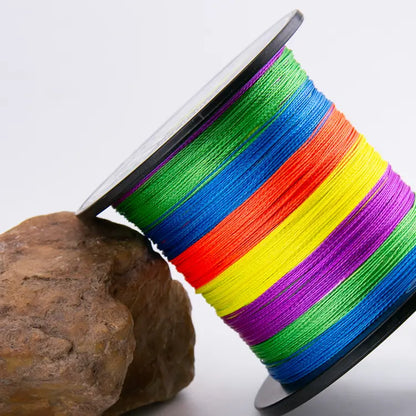 Abrasion-Resistant PE Braided Fishing Line – Multi-Color