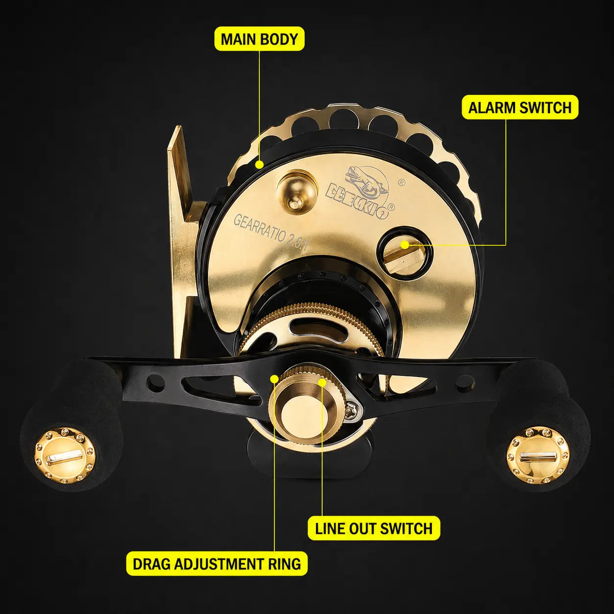 CNC All-Metal Auto Line-Arranging Raft Fishing Reel
