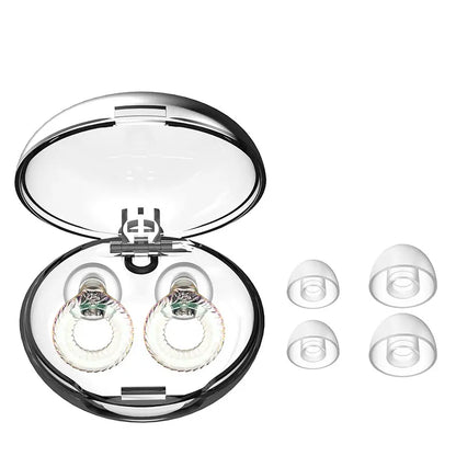 Crystal Clear Colorful Travel Noise-Reducing Earplugs