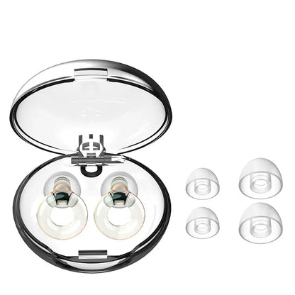Crystal Clear Colorful Travel Noise-Reducing Earplugs