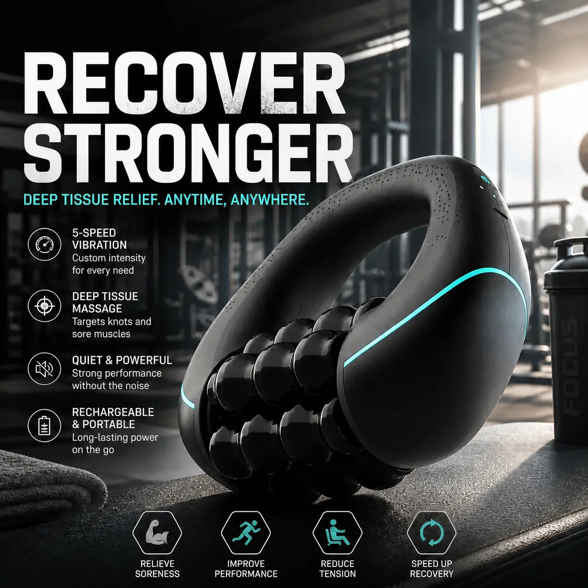 Cordless Electric Massage Roller