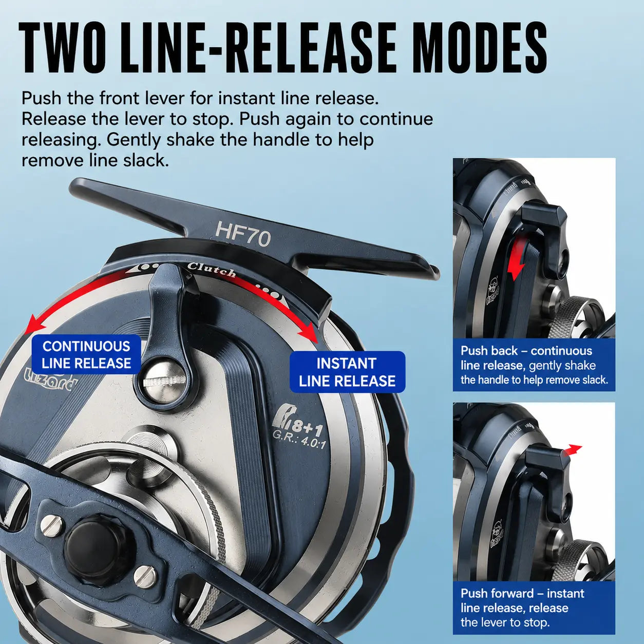 Admiral All-Metal High-Speed Raft Fishing Reel