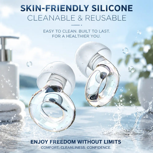 Crystal Clear Colorful Travel Noise-Reducing Earplugs