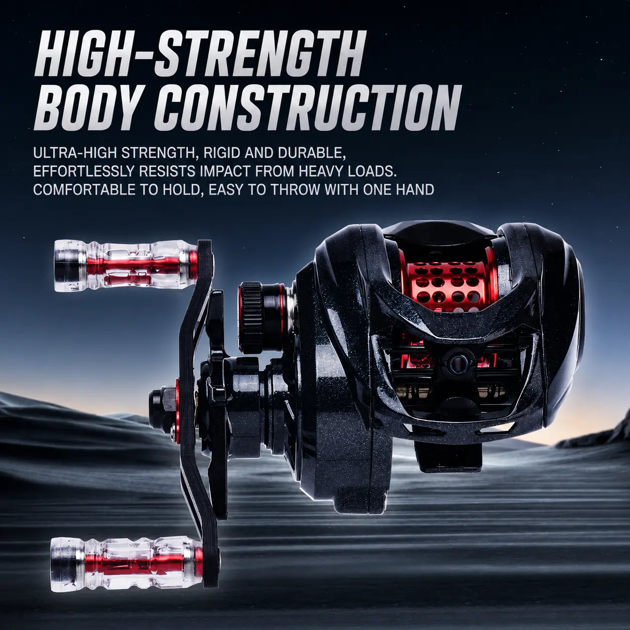 Carbon Fiber Ultra-Light Baitcasting Reel
