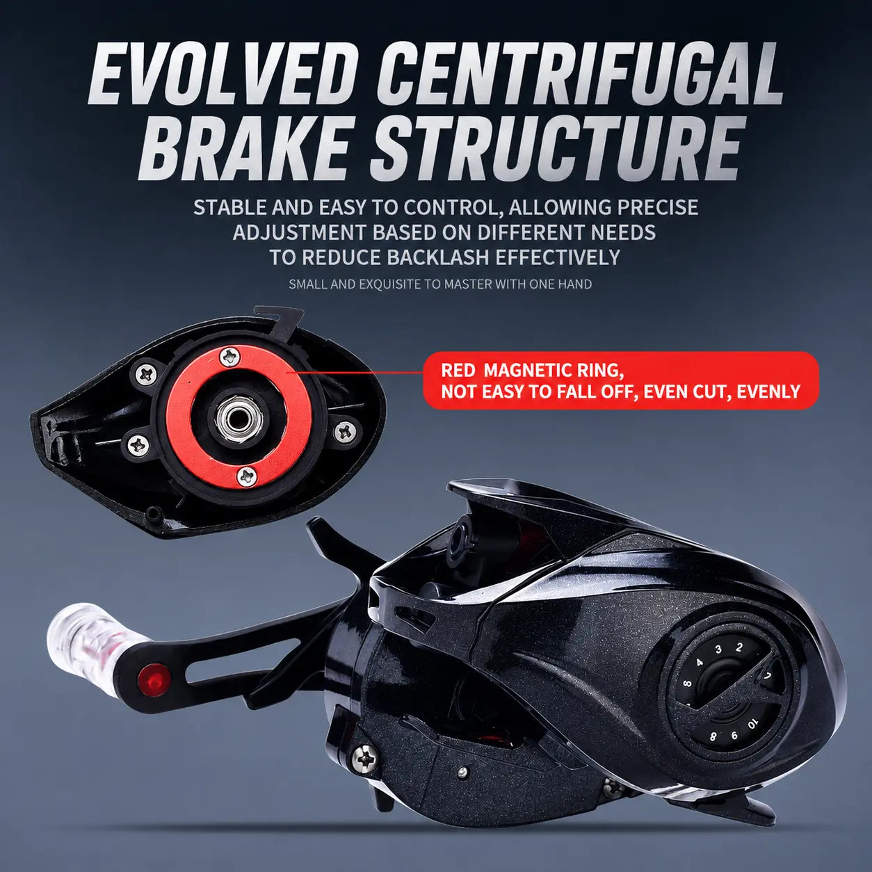 Carbon Fiber Ultra-Light Baitcasting Reel