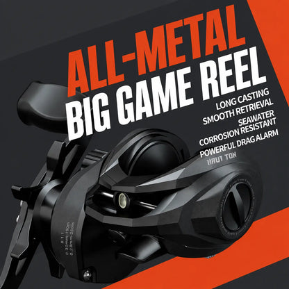Metal Casting Reel with Drag Clicker