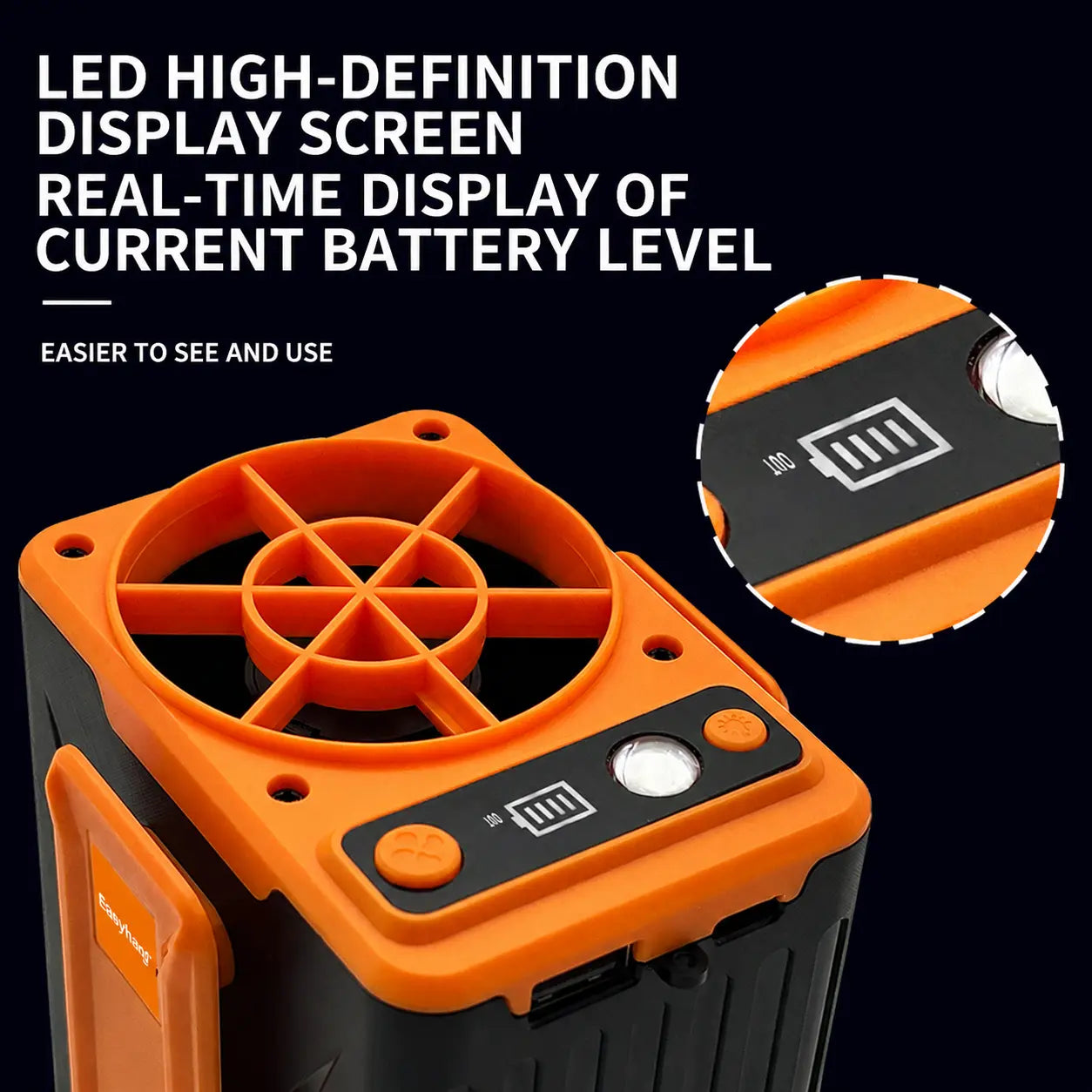 Portable Waist Fan for Outdoor Work & Hot Weather