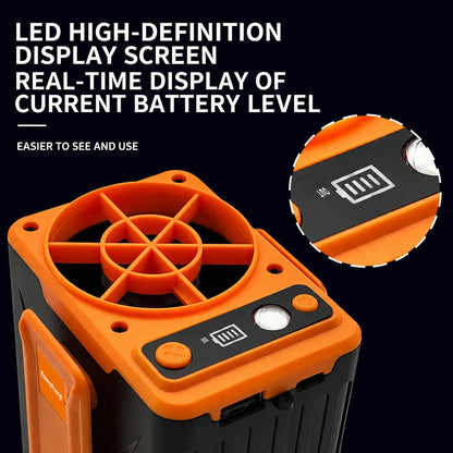 Portable Waist Fan for Outdoor Work & Hot Weather
