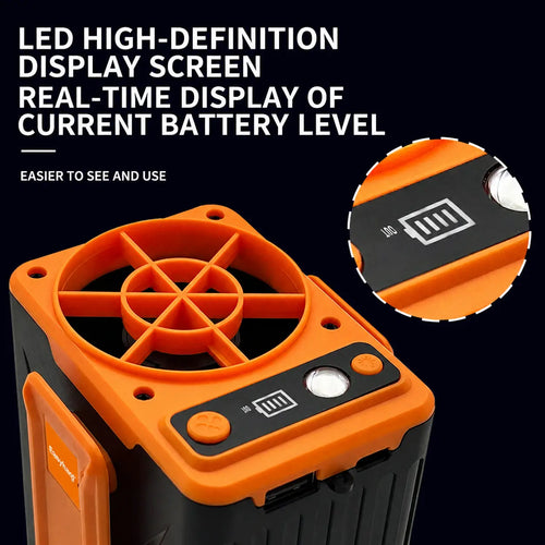 Portable Waist Fan for Outdoor Work & Hot Weather