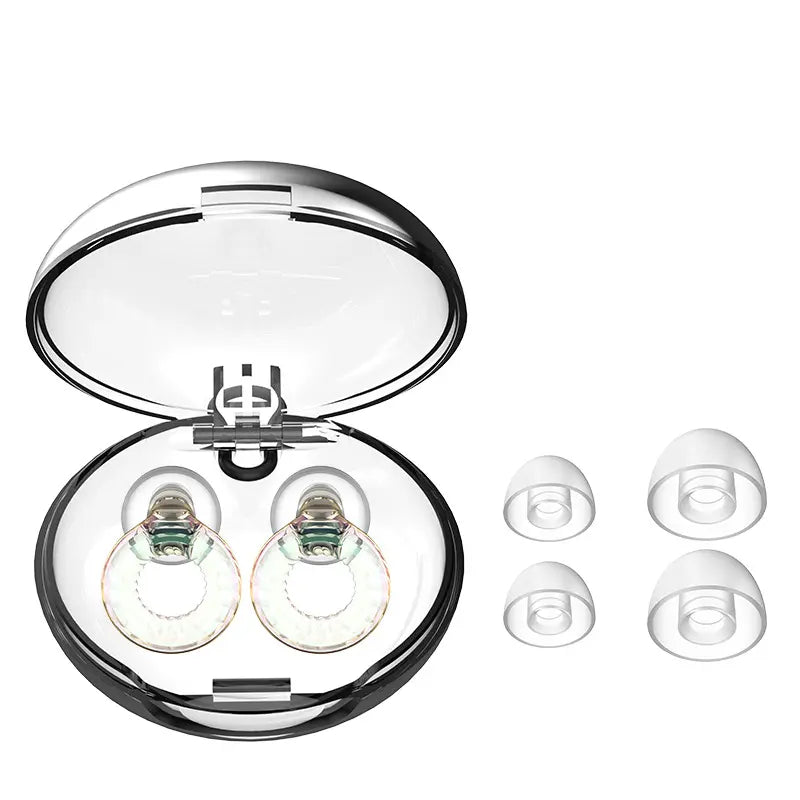 Crystal Clear Colorful Travel Noise-Reducing Earplugs