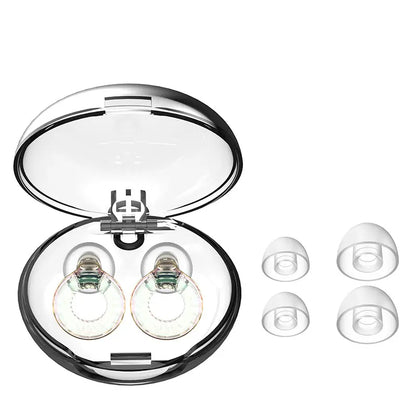 Crystal Clear Colorful Travel Noise-Reducing Earplugs