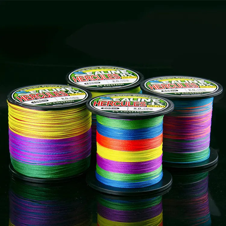 Abrasion-Resistant PE Braided Fishing Line – Multi-Color